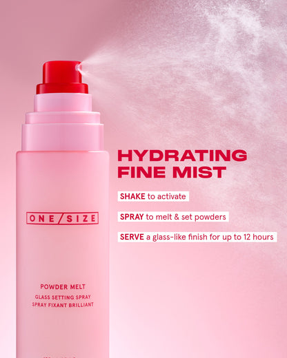 Powder Melt Glass Setting Spray