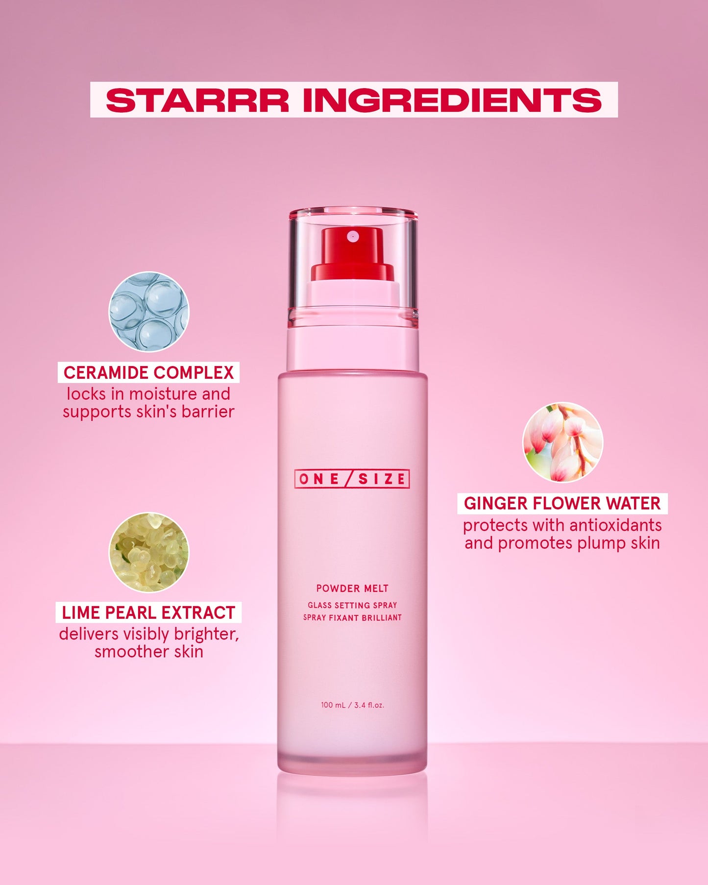 Powder Melt Glass Setting Spray